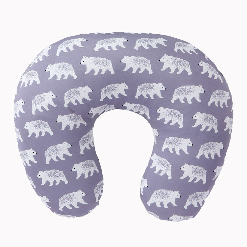 Baby Feeding Pillowcase Elastic U-shaped Breastfeeding Pillowcase Detachable Pillowcase Breastfeeding Pregnant Pillow